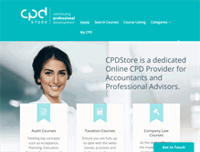 Tablet Screenshot of cpdstore.com